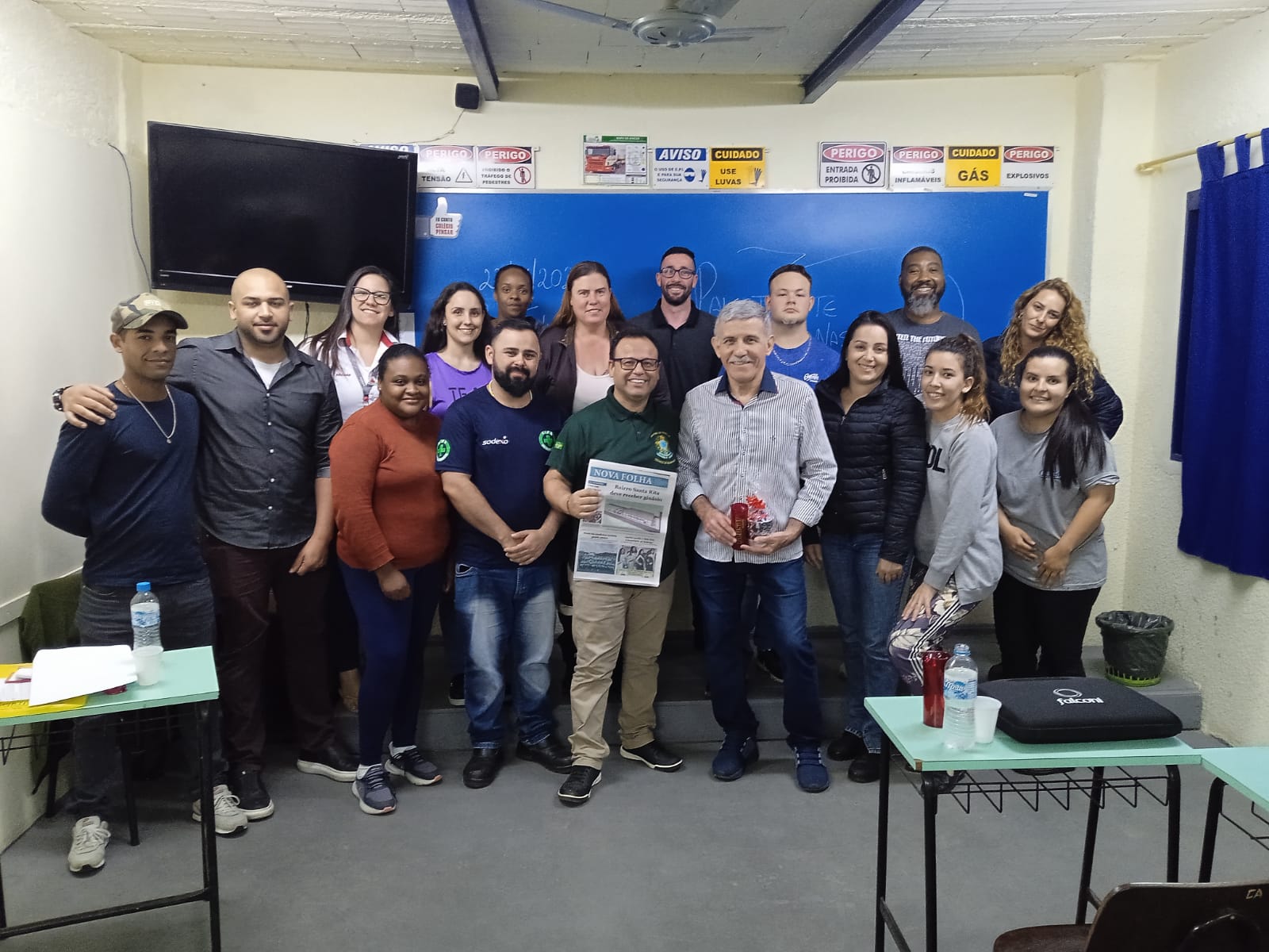 SINDITESTRS Visita Colégio Pensar em Guaíba