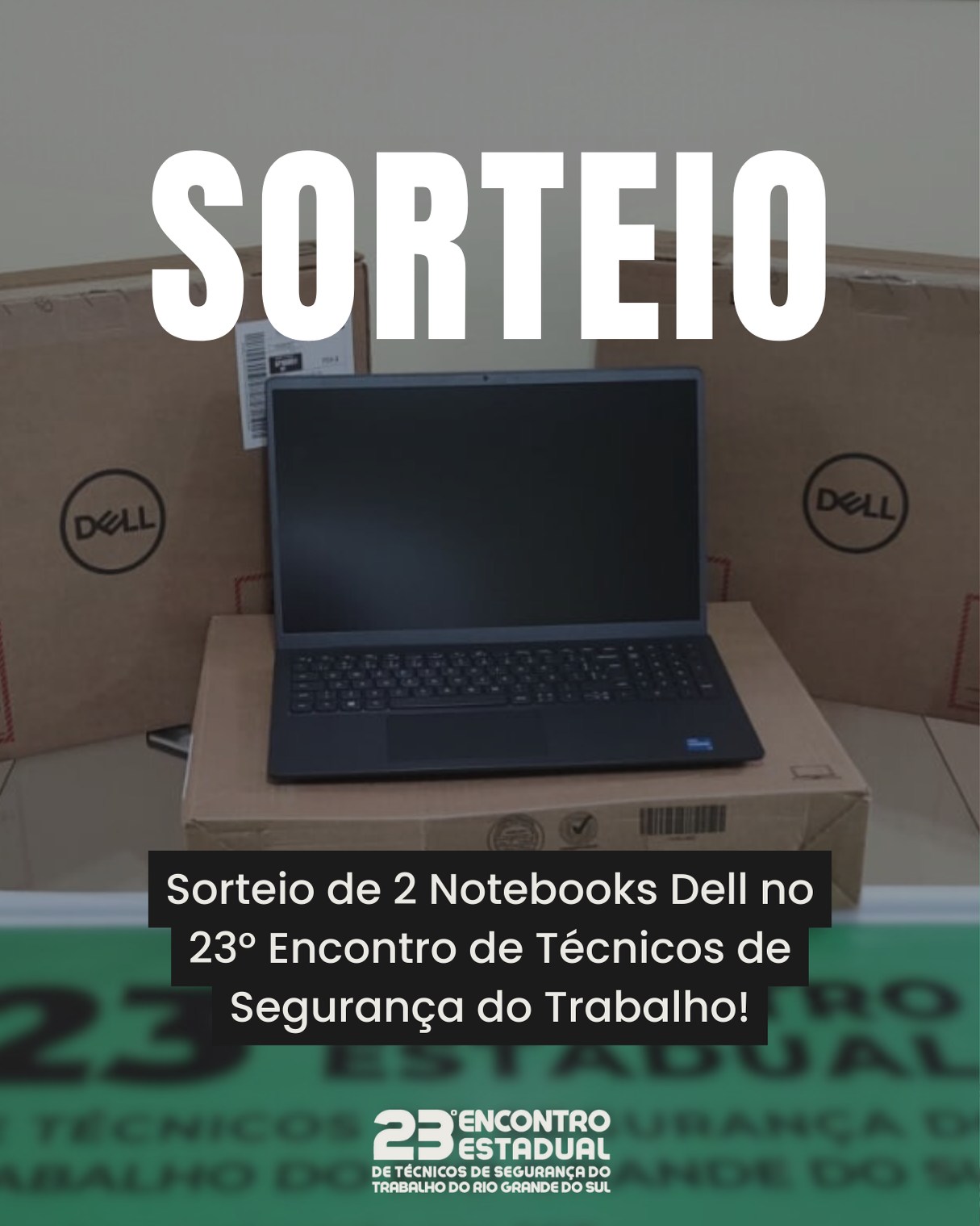 Sorteio de 2 notebooks no Encontro Estadual