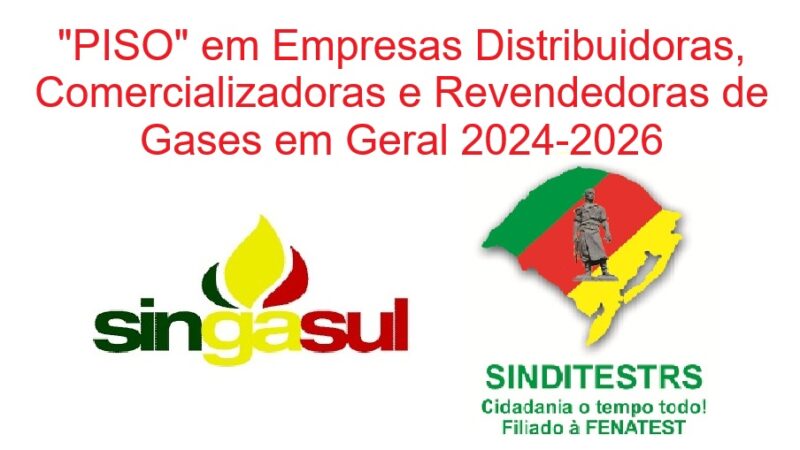 Renovada CCT de Distribuidoras, Comercializadoras e Revendedoras de Gases em Geral