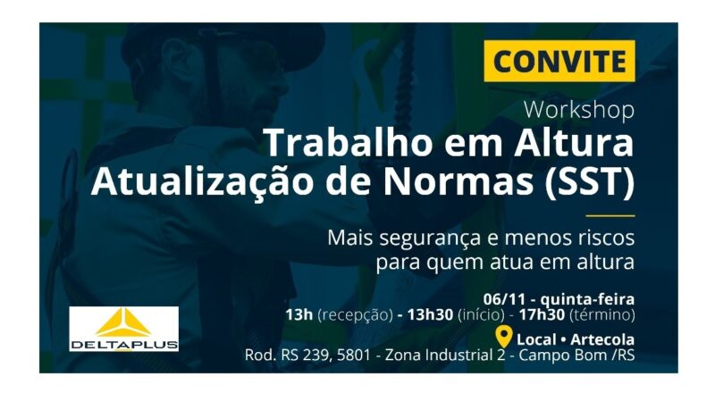 TRABALHO EM ALTURA – Atualização de Normas (SST) – GRATUITO