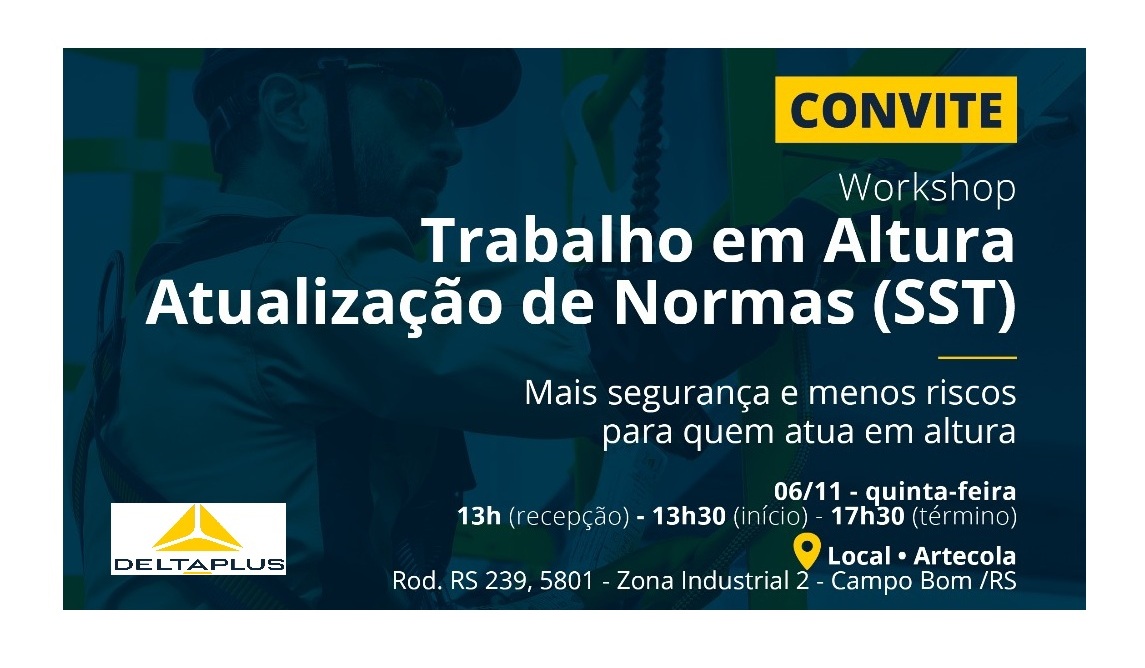 TRABALHO EM ALTURA – Atualização de Normas (SST) – GRATUITO