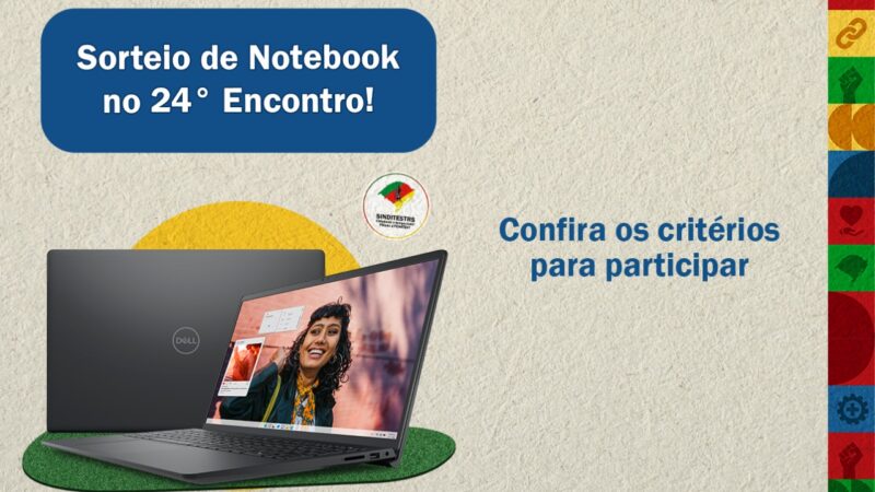 SORTEIO DE NOTEBOOK NO 24º ENCONTRO ESTADUAL