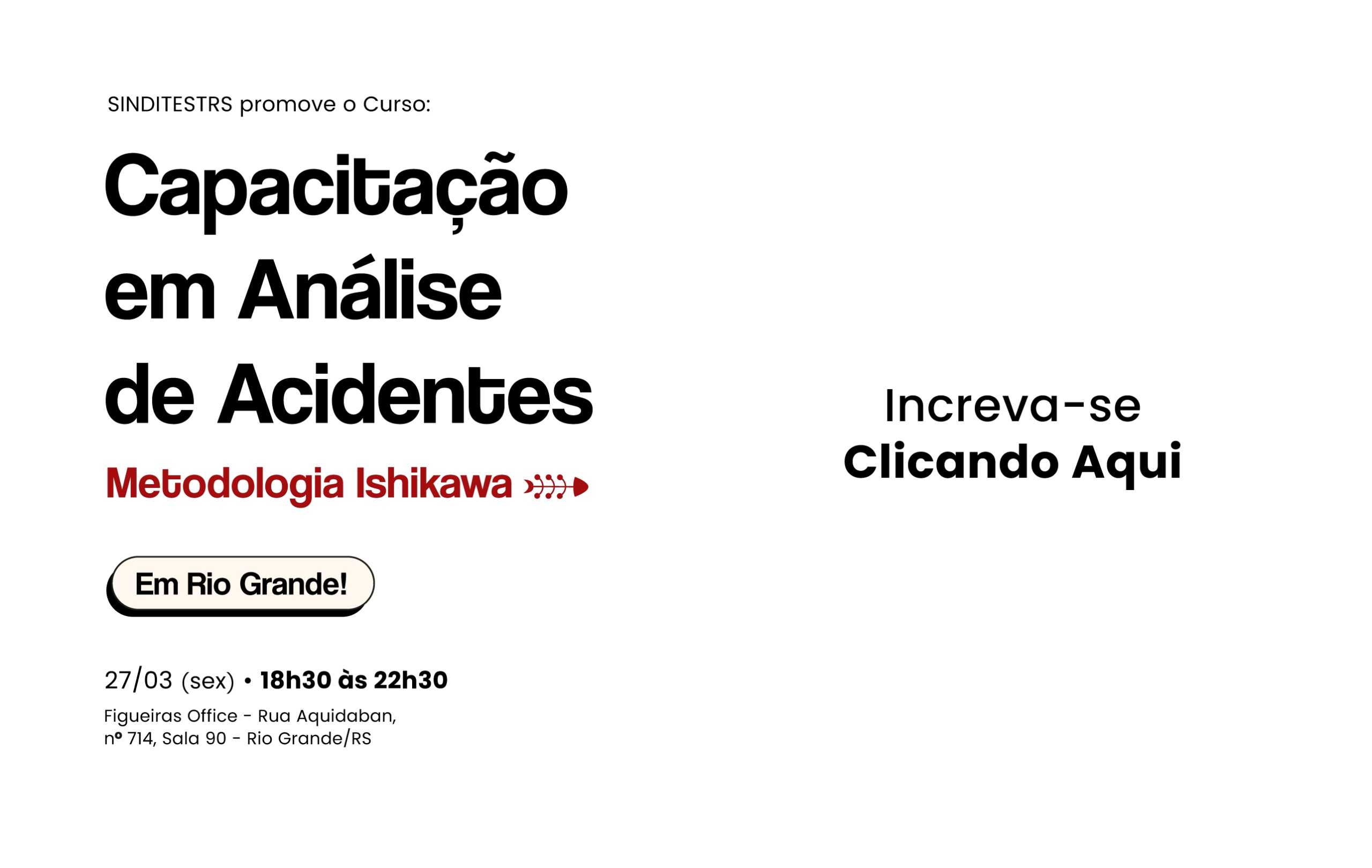 CURSO ISHIKAWA EM RIO GRANDE – 27/03/2026